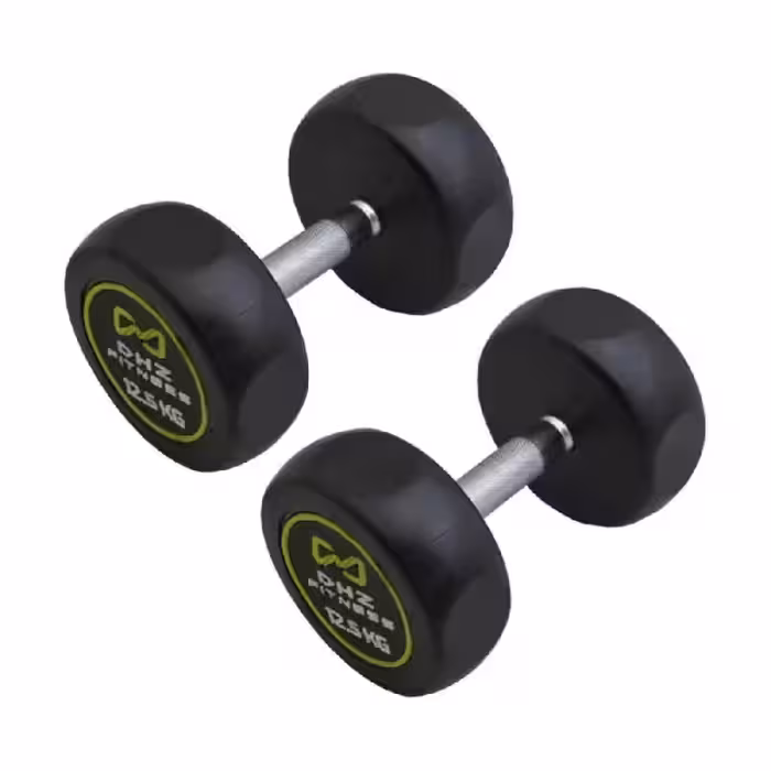 دمبل گرد استپ دار فیتنس ( Fitness ) 12.5 کیلوگرمی در بسته 2 عددی کد 53