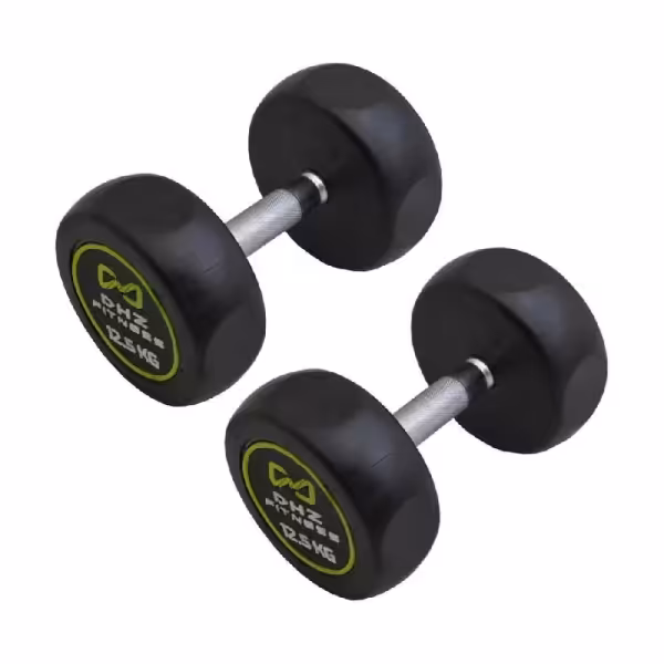 دمبل گرد استپ دار فیتنس ( Fitness ) 12.5 کیلوگرمی در بسته 2 عددی کد 53