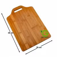 تخته برش گوشت چوبی بامبو برند جینزیفنگ مدل L38 کد Gw 40501040