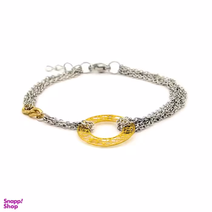 دستبند طلا 18 عیار زنانه مانچو مدل  bfg233