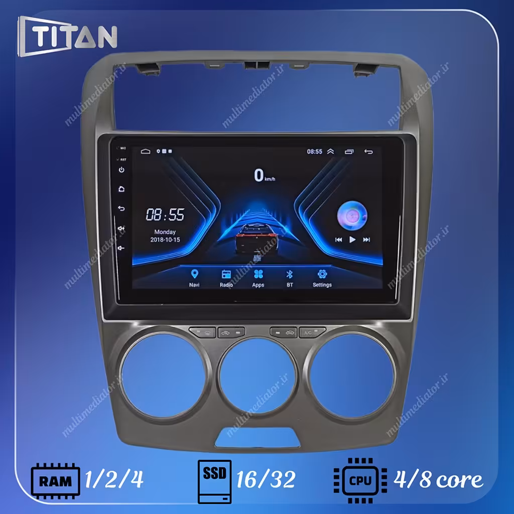 مانیتور اندروید فاو بسترن(B50) 2و16 (1393-1392)  تیتان با گارانتی یکساله
