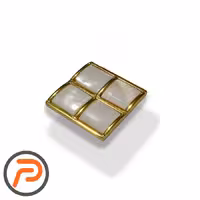 دستگیره طلایی صدفی مربعی مدل ویکتوریا