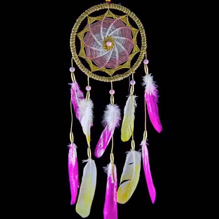 آویز دریمکچر طرح کابوسگیر مدل گل یاس کد1