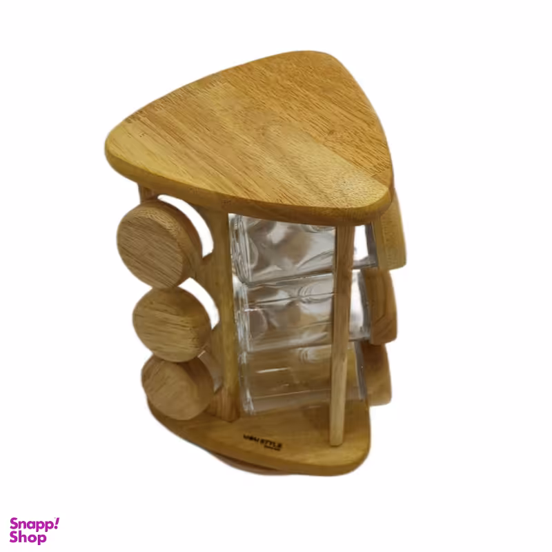 ست جای ادویه 9 پارچه مام استایل مدل مثلثی گردان