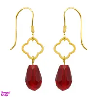گوشواره طلا 18 عیار زنانه مانچو کد efgs013