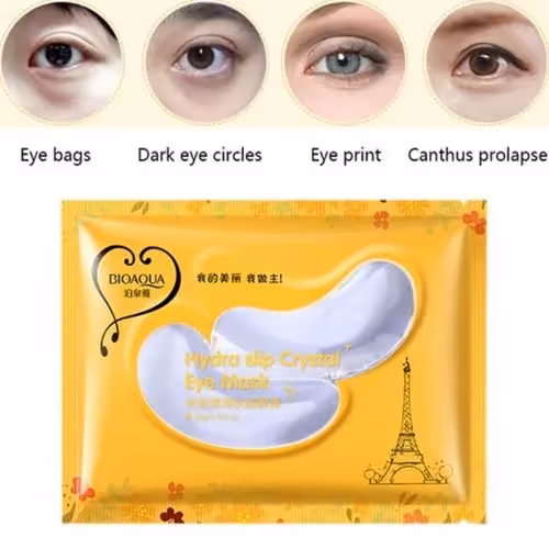 پچ زیر چشم کریستال بیوآکوا hydra slip crystal eye mask bioaqua