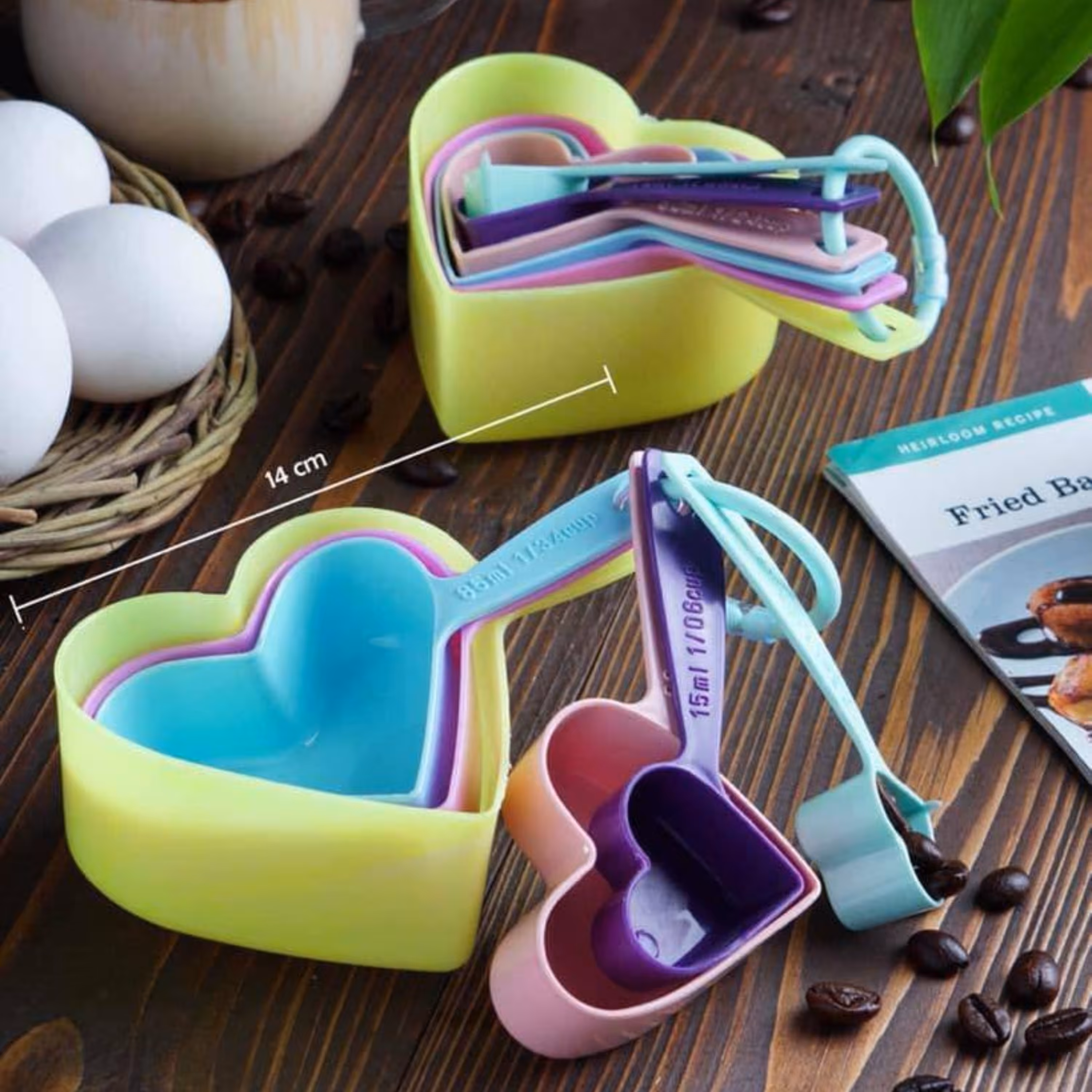 پیمانه شش عددی قلبی 