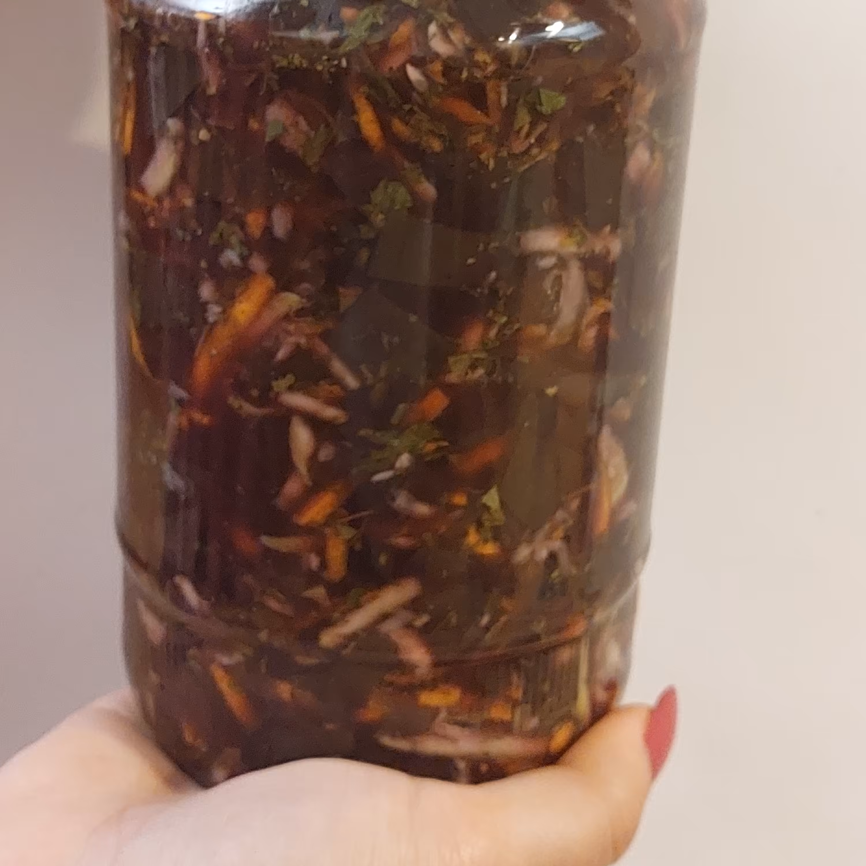 ترشی خانگی رنده شده و تند 