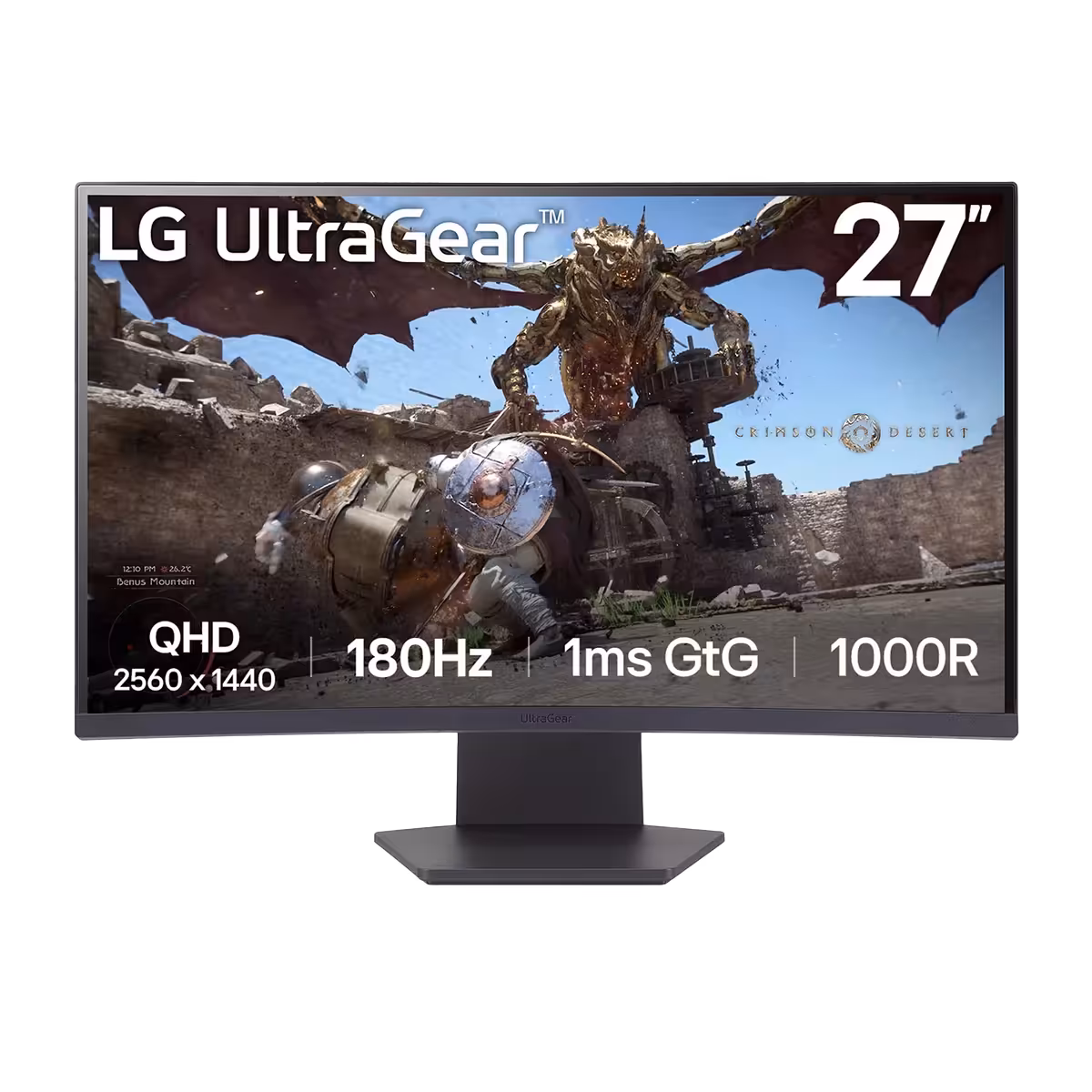 قیمت مانیتور UltraGear 27GS60QC-B الجی 27 اینچی 180 هرتز
