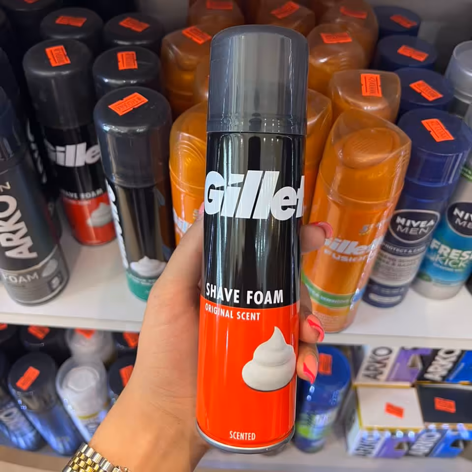 ژیلت(فوم)اصلاح صورت ضد حساسیت