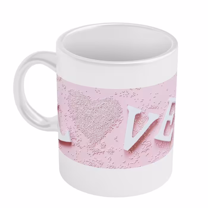 ماگ فانتزی مدل ولنتاینی 036