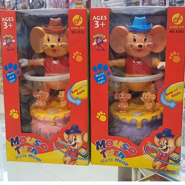 موش حلقه به کمر موزیکال وچراغ دار