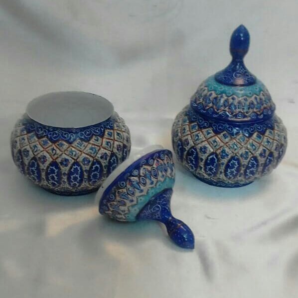 شکلات خوری میناکاری (جفت)