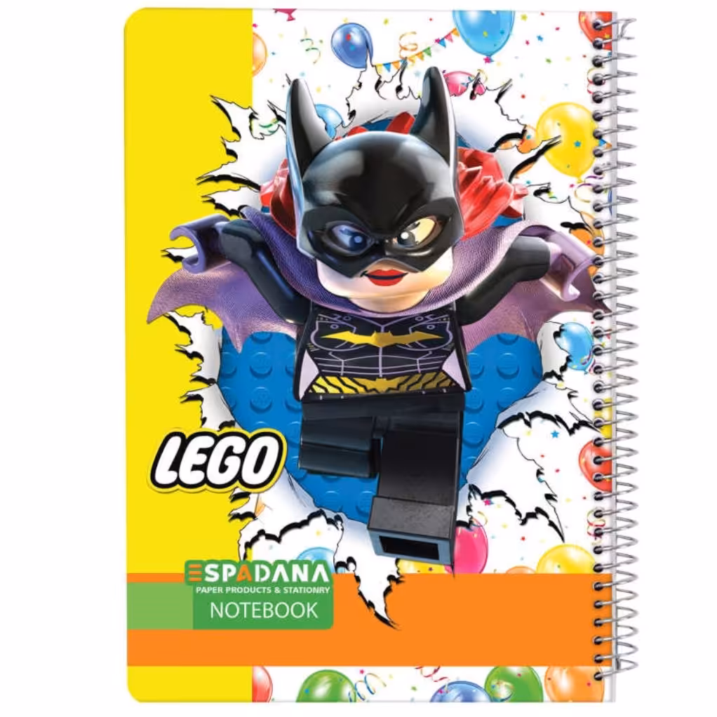 دفتر مشق 80 برگ سیمی لگو