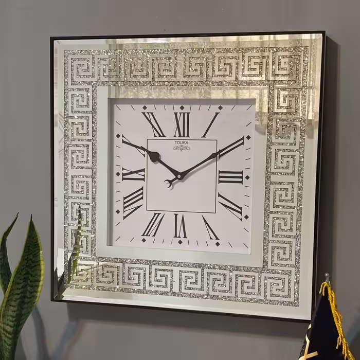 ساعت دیواری اسید شویی کد 6579 بدون گوشواره