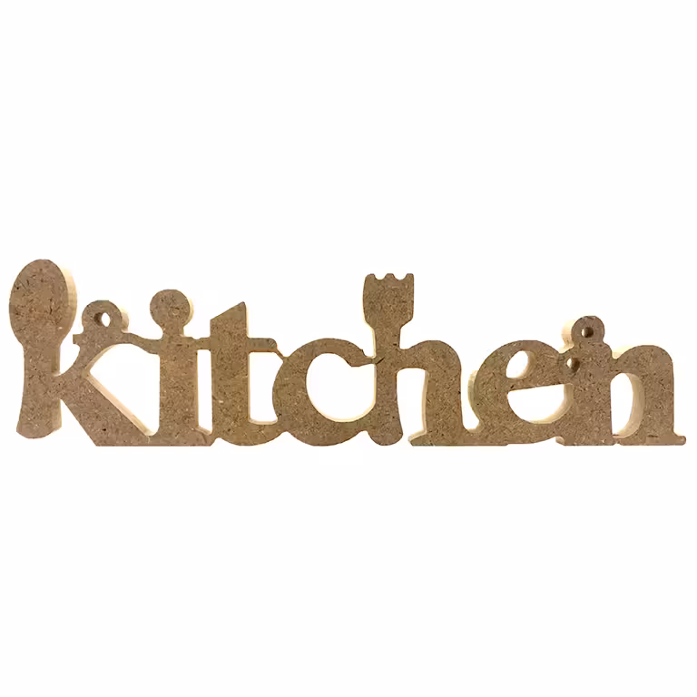 تابلو شاسی چوبی خام kitchen