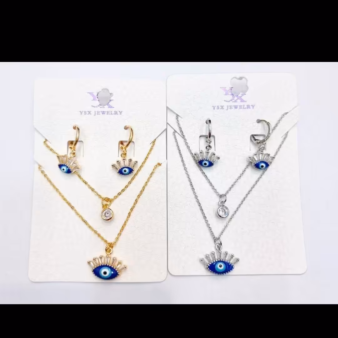 نیمست کد12179 طرح جواهر.برند محبوب ysx.با آبکاری طلا.ضد حساسیت.رنگ ثابت