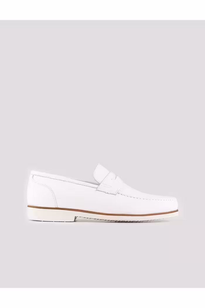 کفش های کژوال سفید مردانه کلاسیک چرمی Cabani