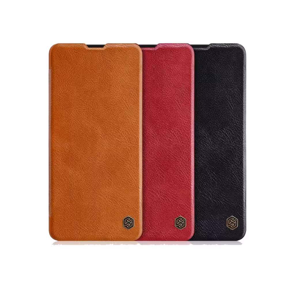 کیف چرمی نیلکین گوشی سامسونگ Samsung A51 / 5G مدل Qin