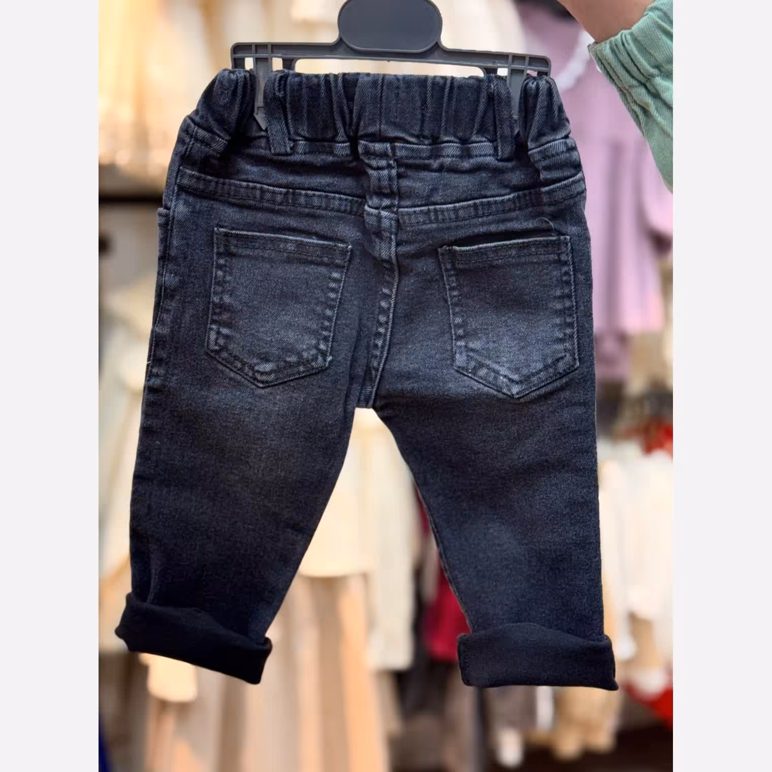 شلوار جین پسرانه سایز 5 ماه تا 3 سال رایگان شلوار جین پسرانه شلوار جین دخترانه  