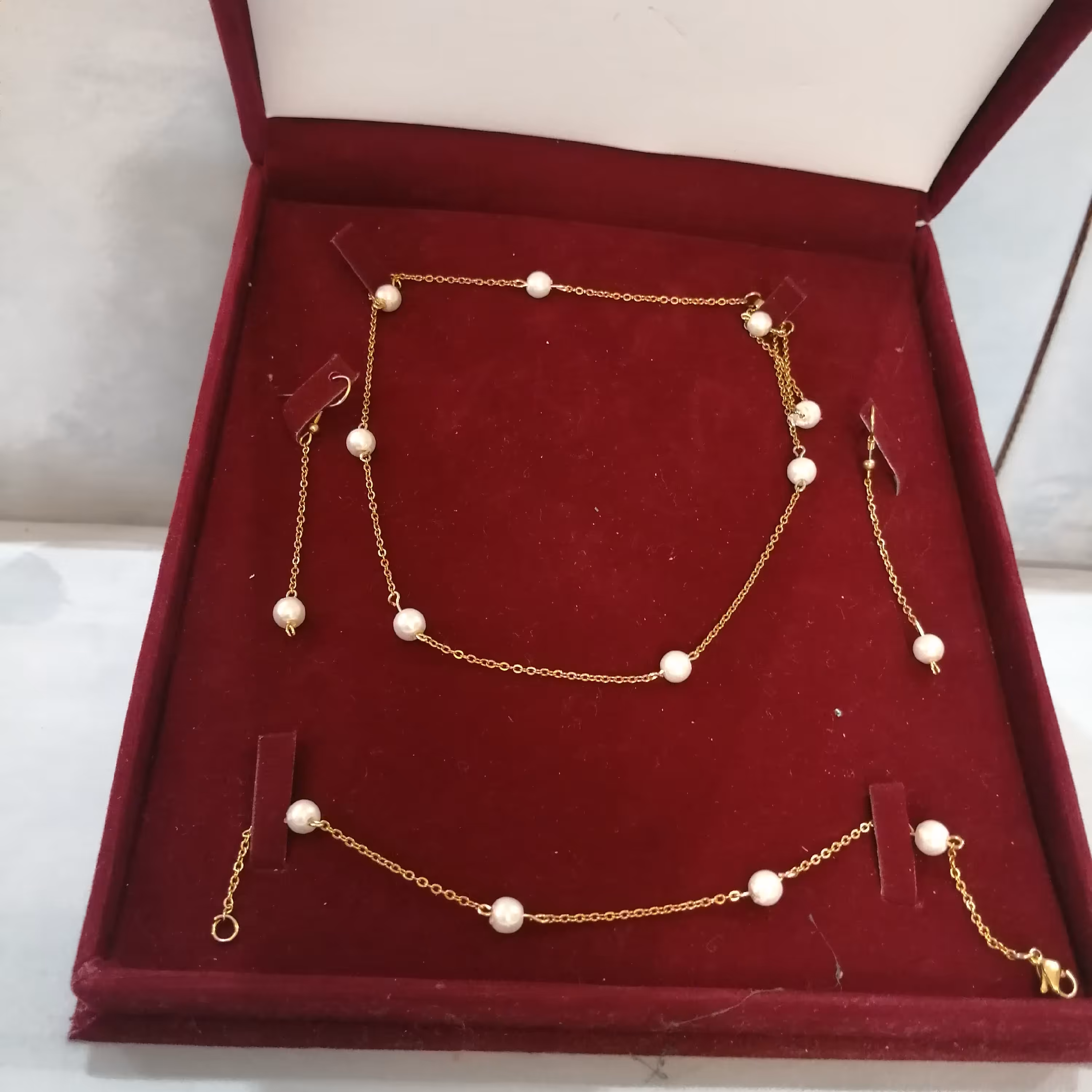 سرویس مروارید رنگ ثابت