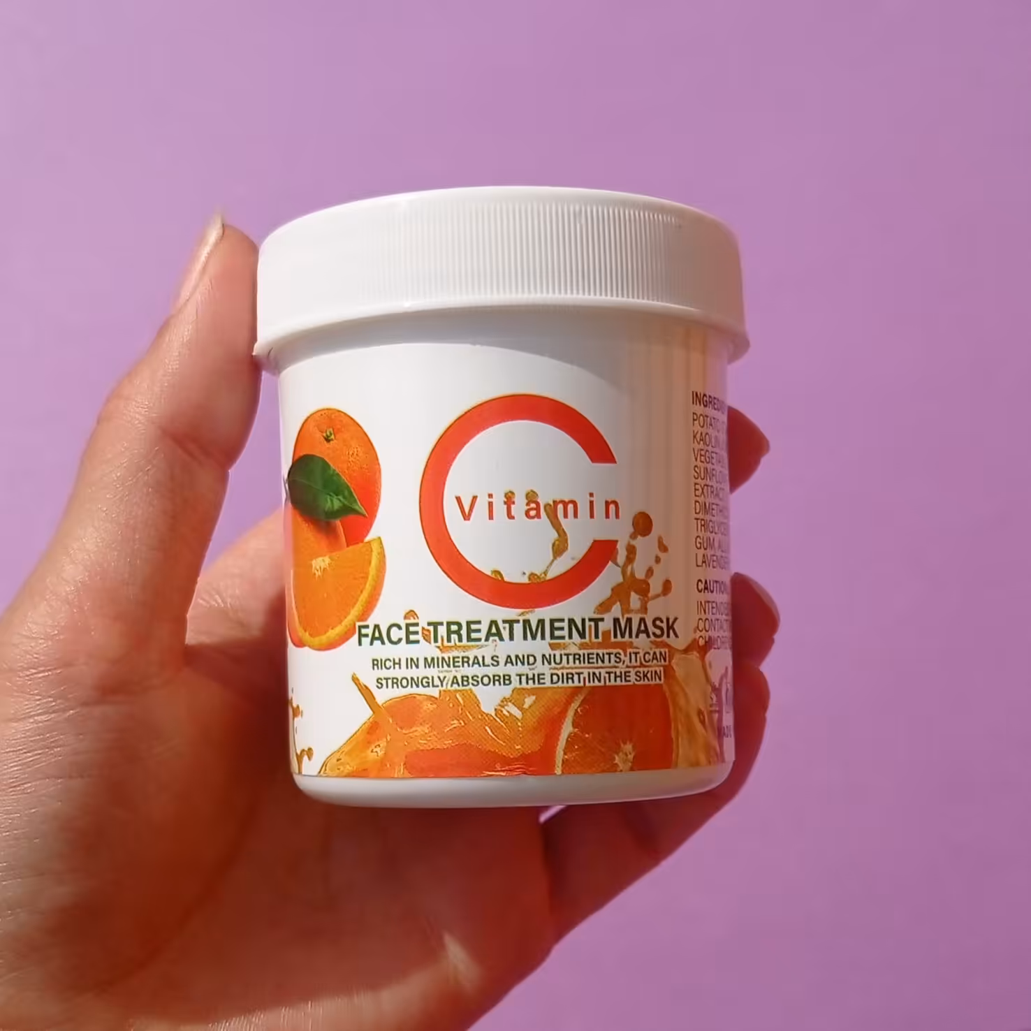 ماسک گچی ویتامین سی مود ماسک ویتامین سی ماسک گچی وکالی ماسک وکالی ماسک روشن کننده ماسک پودری ماسک پرتقال 