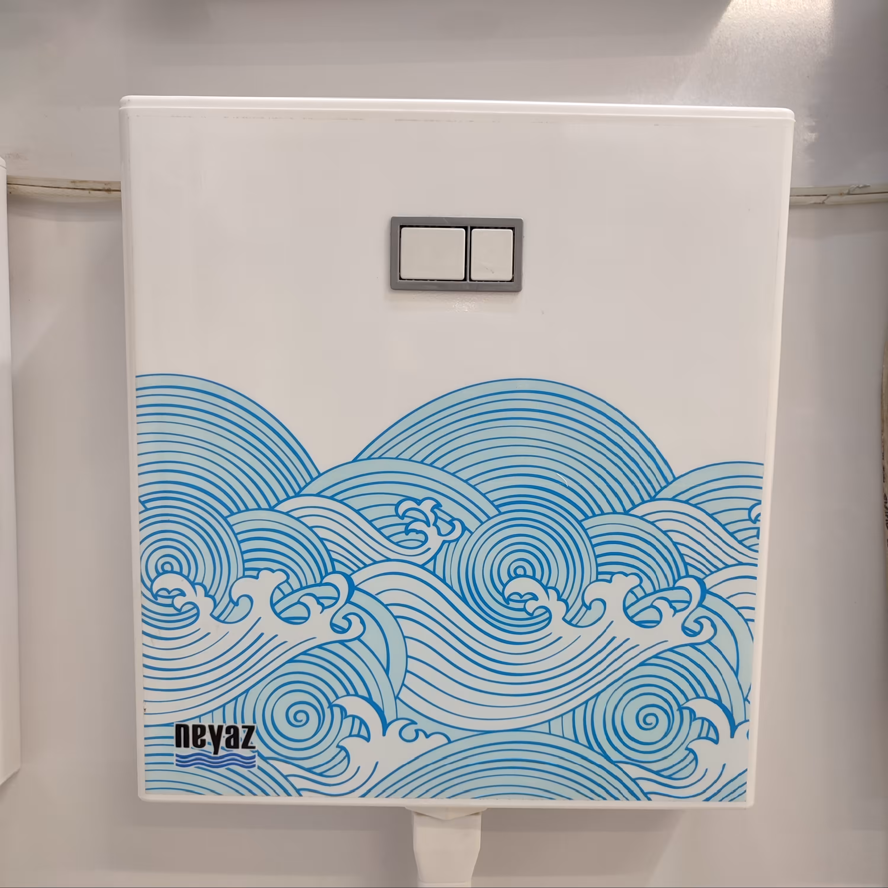 فلاش تانک دو کاره دو زمانه مدل موج (ارسال فوری پس کرایه)