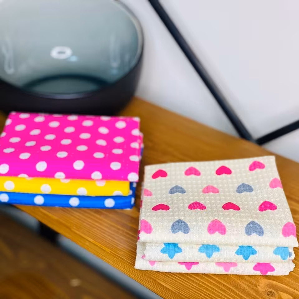 دستمال تنظیف آشپزخانه در طرح های متفاوت