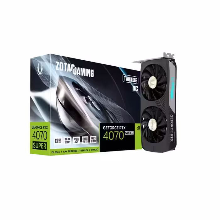 کارت گرافیک زوتاک مدل RTX4070 SUPER Twin Edge OC 12GB