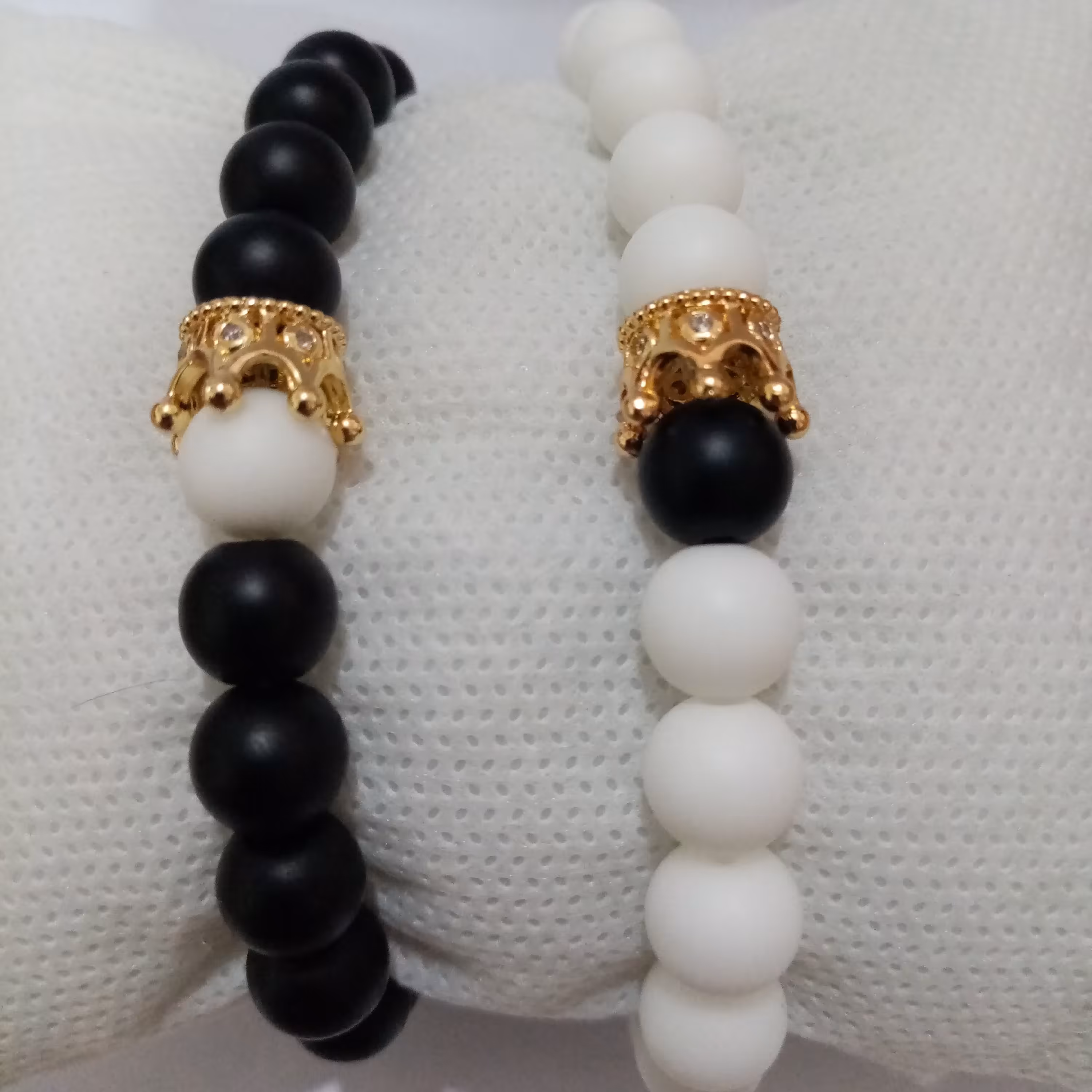 دستبند ست اونیکس با تاج 