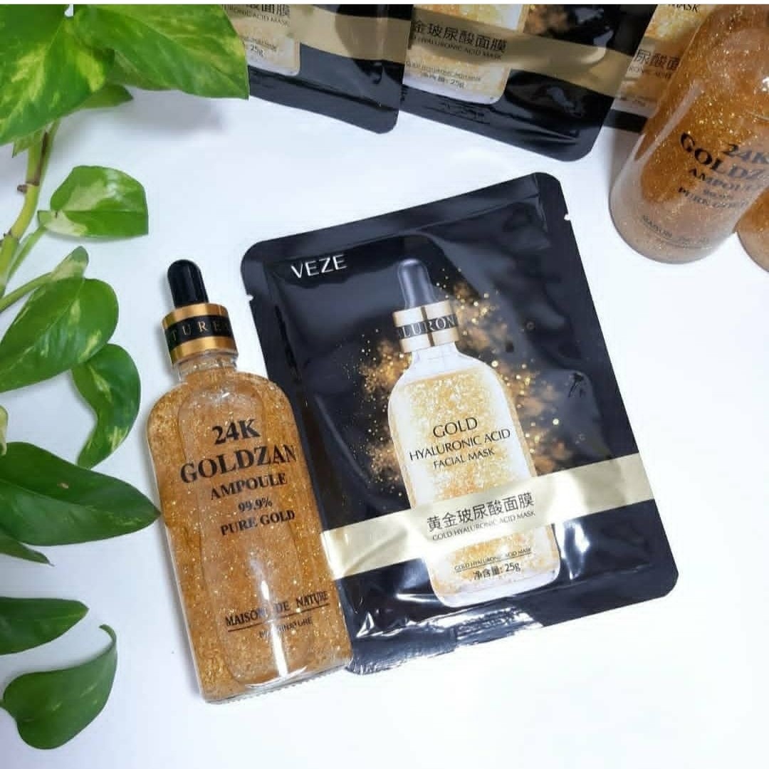 ماسک ورقه ای طلا