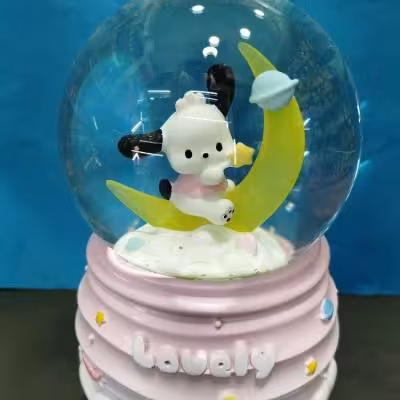 گوی موزیکال برفی و چراغدار