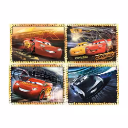 پازل 4 در 1 ماشین ها