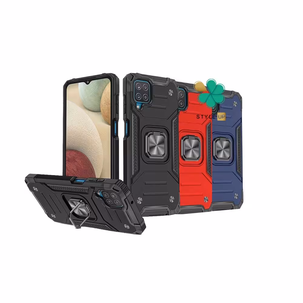 قاب ضد ضربه رینگ دار گوشی سامسونگ Galaxy A12 طرح مگاترون