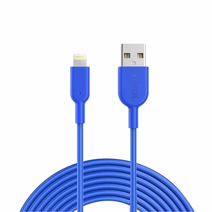 کابل تبدیل USB به لایتنینگ انکر مدل A8434H31 PowerLine II طول 3 متر