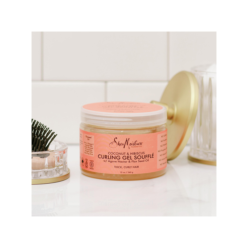 ژل حالت دهنده موهای فر شی مویسچر SheaMoisture Curling Gel Souffle