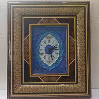 ساعت خاتم اعلا ترنج با صفحه مینا
 طرح صفحه برجسته