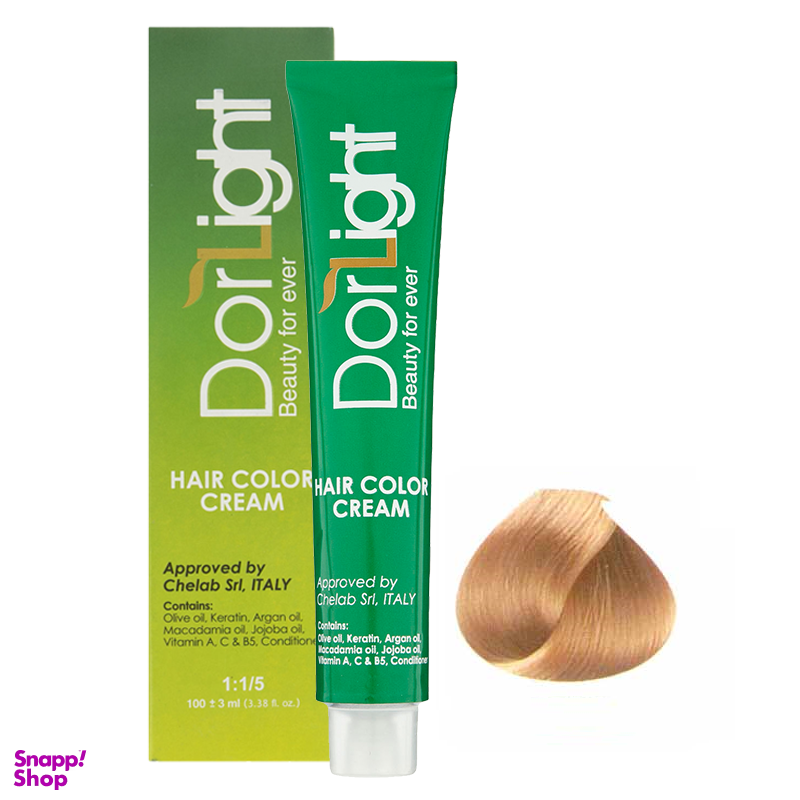 رنگ مو دورلایت (Dor Light) شماره 10.0 رنگ بلوند فوق روشن حجم 100 میلیلیتر