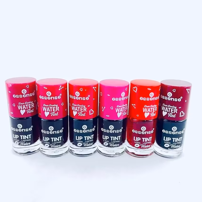  پک 6 عددی تینت لب اسنس ماندگاری عالی بدون ایجاد چسبندگی رنگ فوق العاده زیبا پیگمنت بالا نرم کننده لب بسیار طبیعی