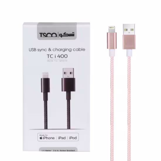 کابل تبدیل USB به لایتنینگ تسکو مدل TC-i400