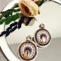 گوشواره جواهردوزی،گیره مو جواهردوزی،گلسر جواهردوزی