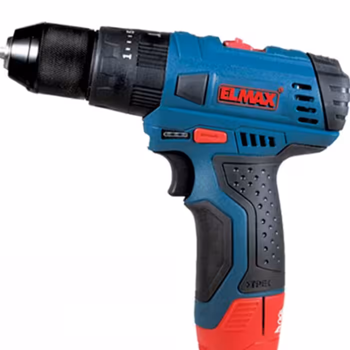 دریل و پیچ گوشتی شارژی 12 ولت چکشی المکس c.d233بادوسال گارانتی