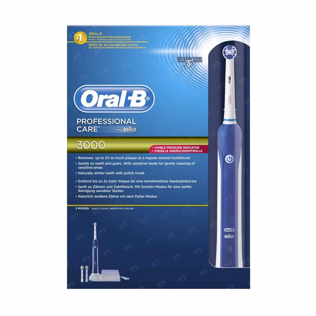 قیمت و خرید مسواک برقی اورال-بی مدل Professional Care 3000 ⚡ اصل