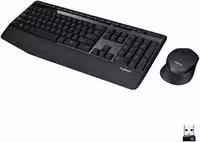 کیبورد و ماوس بی‌سیم لاجیتک MK345 با حروف فارسیKeyboard Logitech(مشکی)