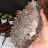 سنگ راف کلکسیونی کلاستر کوارتز رنگی بلور کشیده