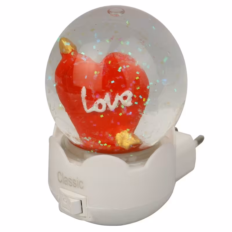 چراغ خواب گوی شیشه ای طرح فانتری Classic