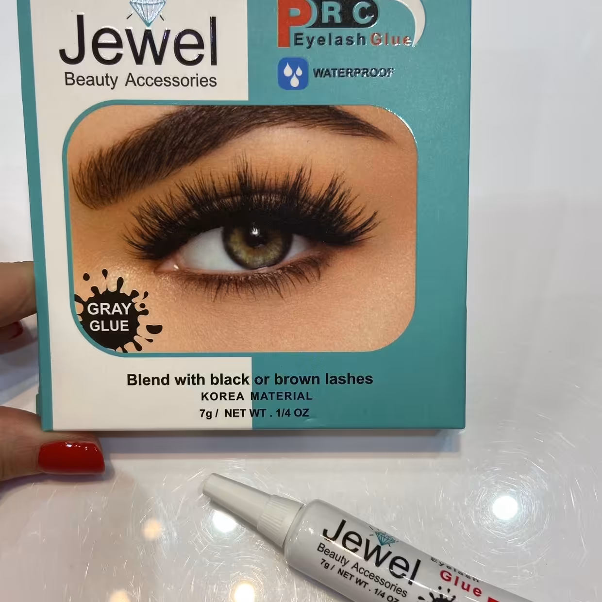 چسب مژه 7 گرمی مشکی مدل GE-1504B جول 