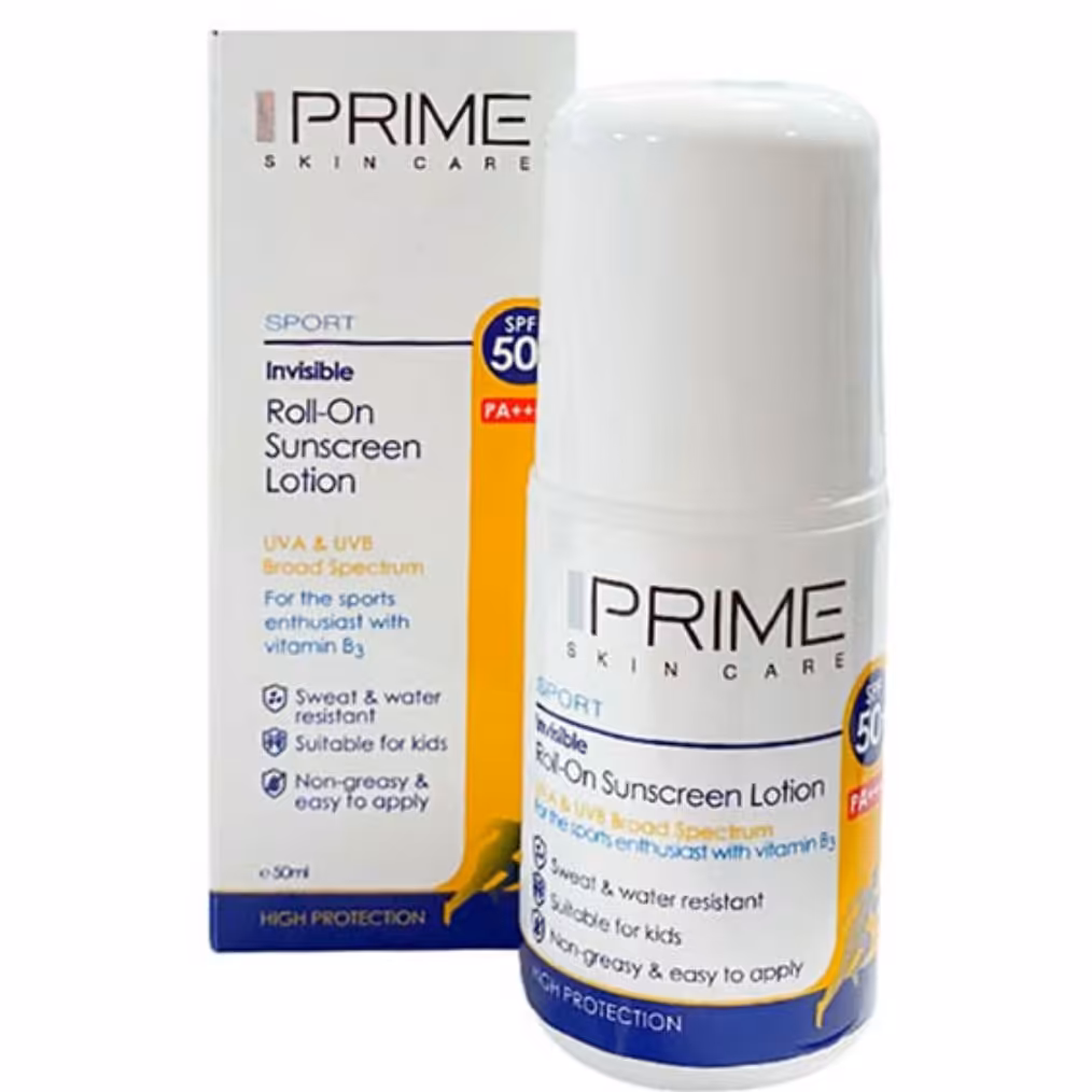 لوسیون ضد آفتاب پریم مدل رولی بیرنگ اس پی اف 50 حجم 50

