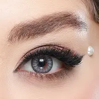 لنز چشم بیوتی سالیانه رنگ آبی خاکستری دوردار