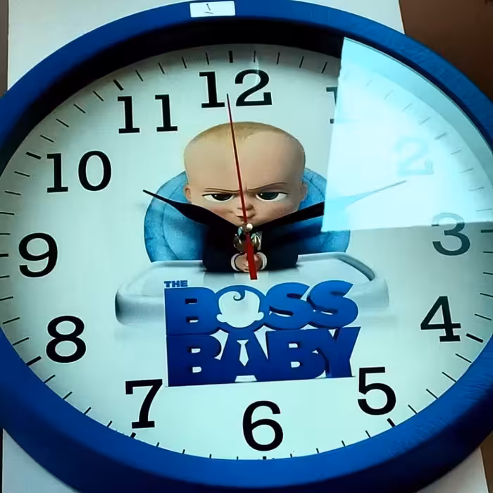 ساعت دیواری  دیزنی کد23628طرح بچه رئیس 